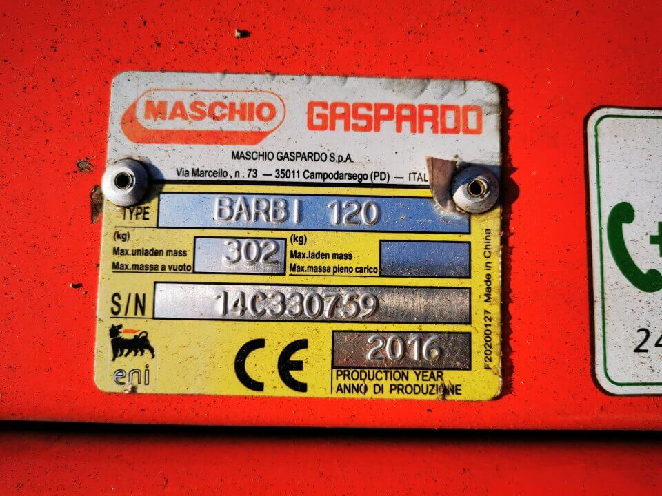 MULČER GASPARDO 120